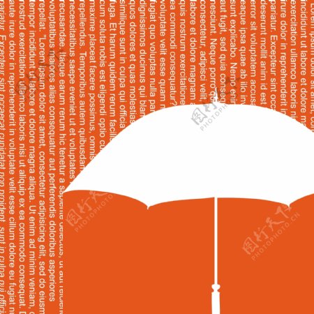 时尚简洁雨伞背景图素材