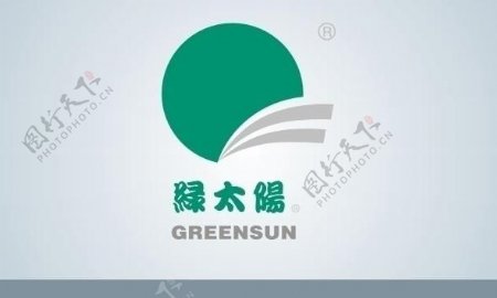 绿太阳logo图片