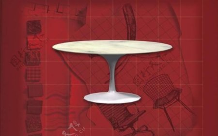 现代主义风格之桌子3D模型桌子015