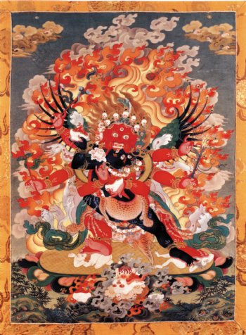 西藏日喀则唐卡佛教佛法佛经佛龛唐卡全大藏族文化07图片