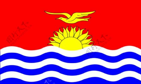 基里巴斯国旗的帕特丽夏08r