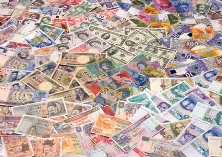 各国纸币收藏纸币流通货币图片纸币艺术设计