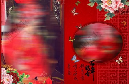 凤冠霞帔婚纱模板图片