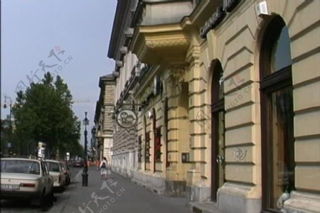 街道布达佩斯中部欧洲股票的录像视频免费下载