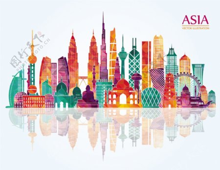亚洲地标建筑图片