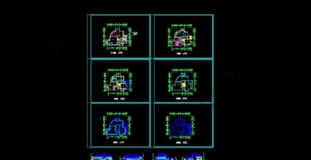 CAD别墅图图片
