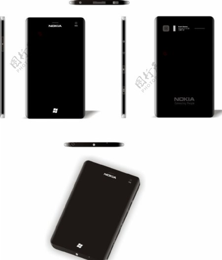 诺基亚概念手机黑色手机图片