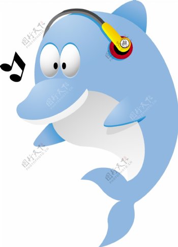听音乐的海豚GG图片