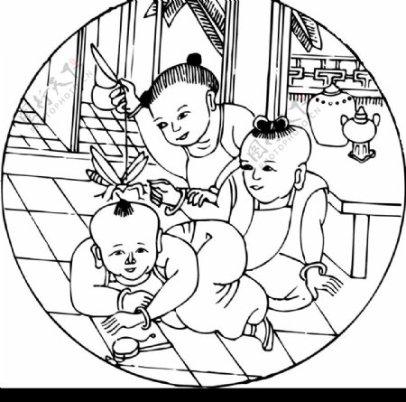 中国古代儿童078图片