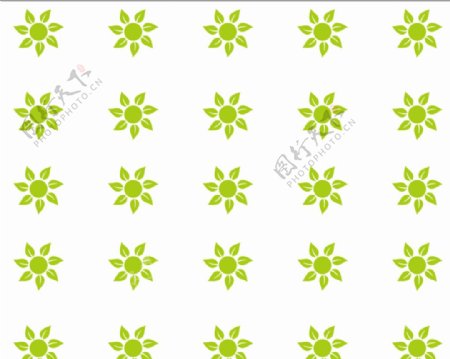绿叶花底纹图片