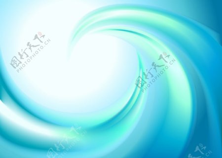 蓝色漩涡抽象背景图片