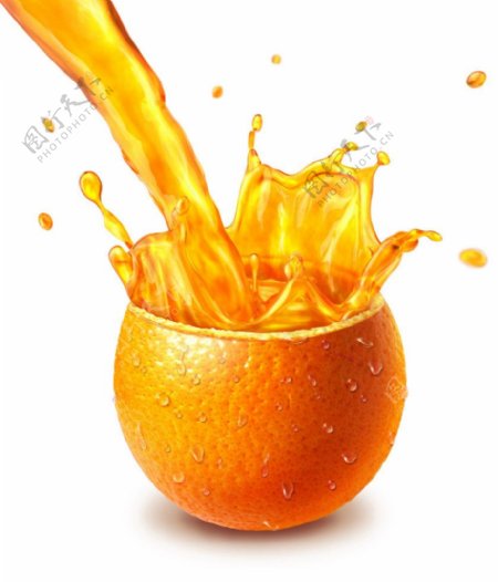 橘汁图片