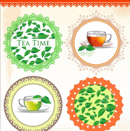 绿茶红茶图片