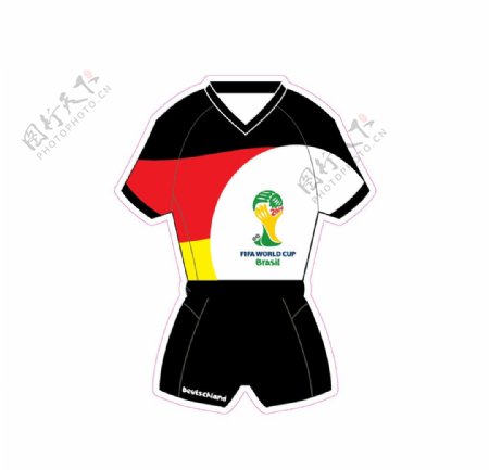 世界杯logo足球衣图片