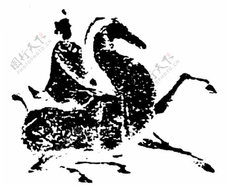 秦汉时代官兵骑马图片