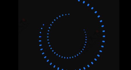 动态蓝色圆圈视频