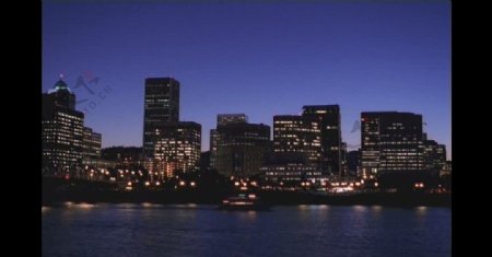 城市夜景工业镜头