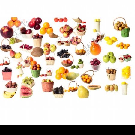 近60种水果超清晰分层图图片