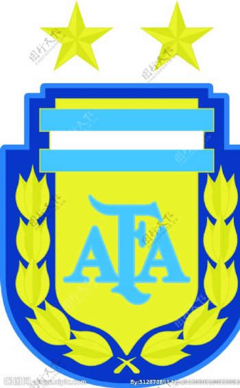 阿根廷国家足球队徽章图片