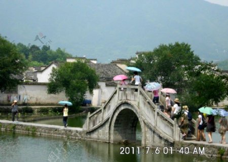 宏村画桥图片