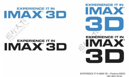 IMAX3D标志组合图片