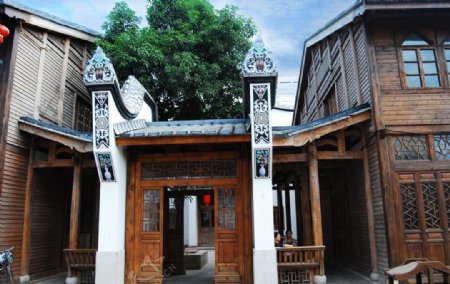 江南古民居景观图片