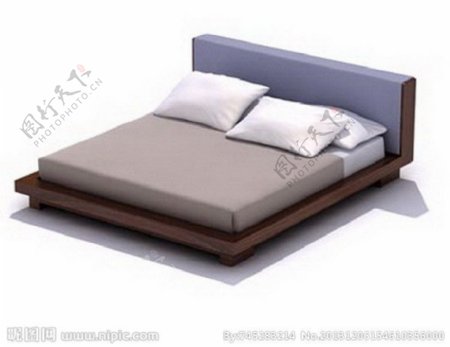 床优秀床模型图片