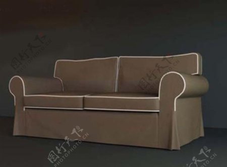精美沙发3D模型素材图片