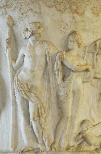 希腊神话阿波罗和缪斯女神图片