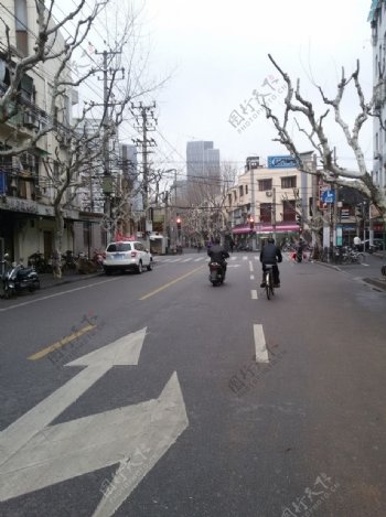 上海老街风景图片