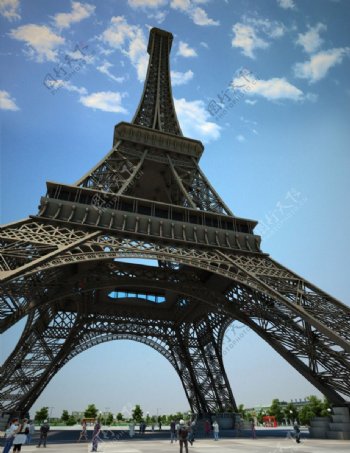 法国艾菲尔铁塔极品模型图片