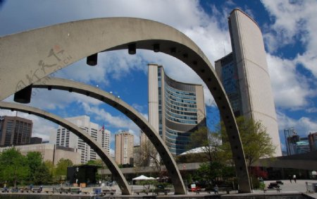 多伦多市政厅市政厅广场图片
