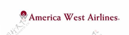 AMERICAWEST航空公司logo图片