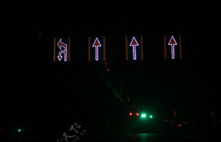 赛康发光道路标志图片