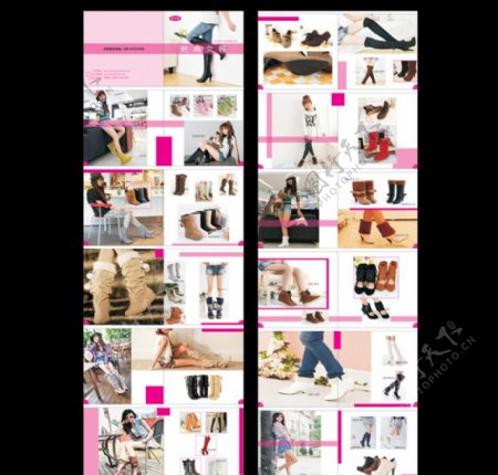 时尚女鞋画册图片