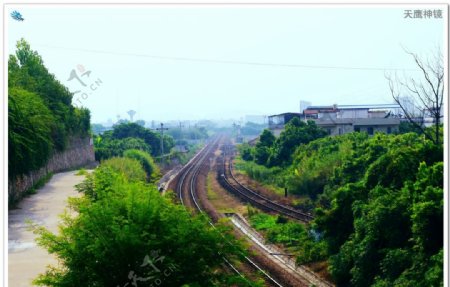 中国铁路铁道铁轨图片