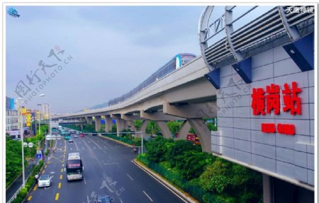 中国桥梁高架地铁站图片