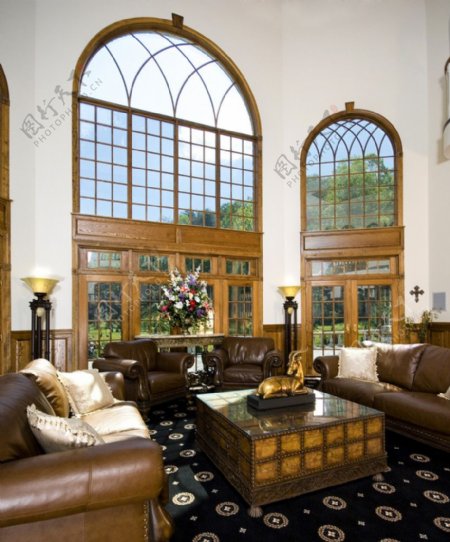 西式古典客厅图片