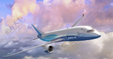 最新波音787原型机图片