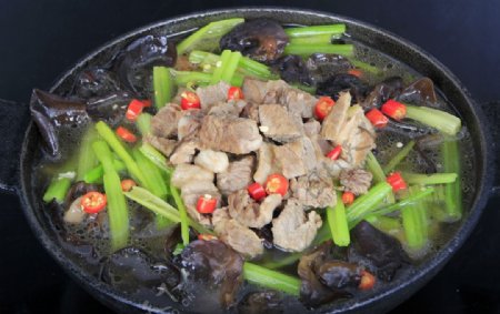 香锅牛肉图片