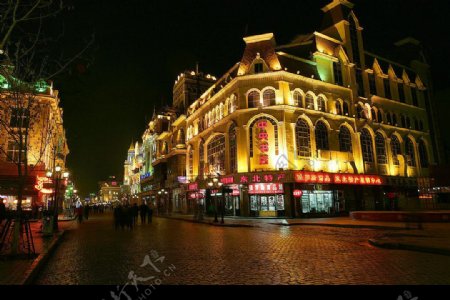 哈尔滨中央大街图片