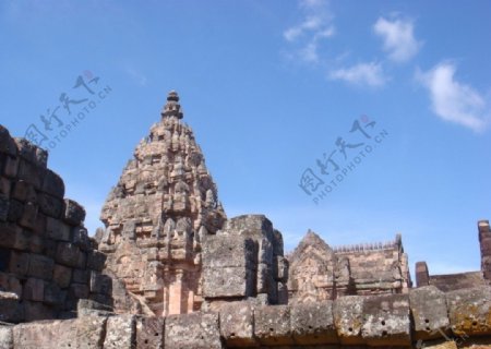 泰国古代高棉寺庙遗址图片