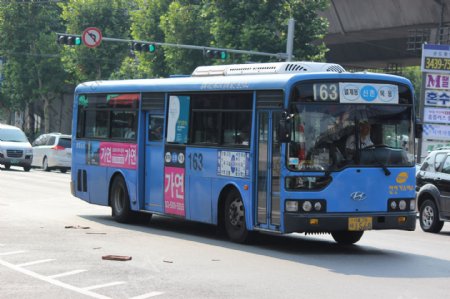 首尔的公共汽车图片
