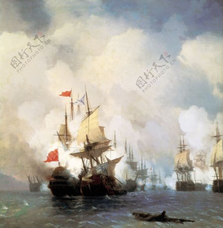 1770年6月西厄斯海峡战役图片