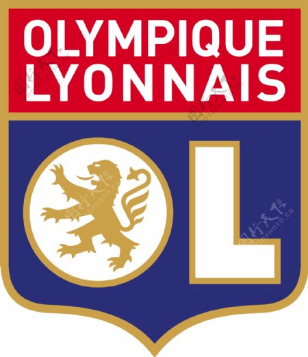 奥林匹克里昂足球俱乐部徽标图片