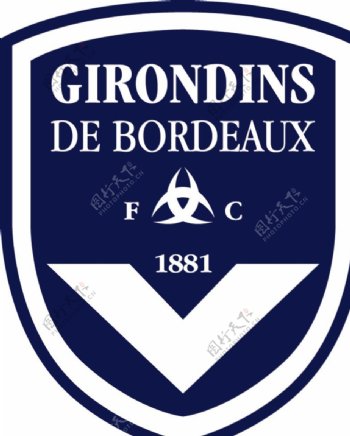 波尔多183吉伦特足球俱乐部徽标图片