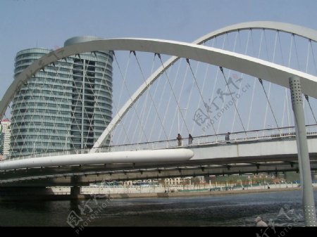 海河上的大沽桥图片