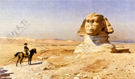 拿破仑和狮身人面像图片