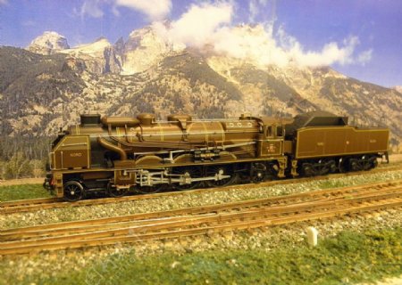 火车模型法国金箭图片