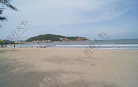 广东阳江东平珍珠湾海边风景图片